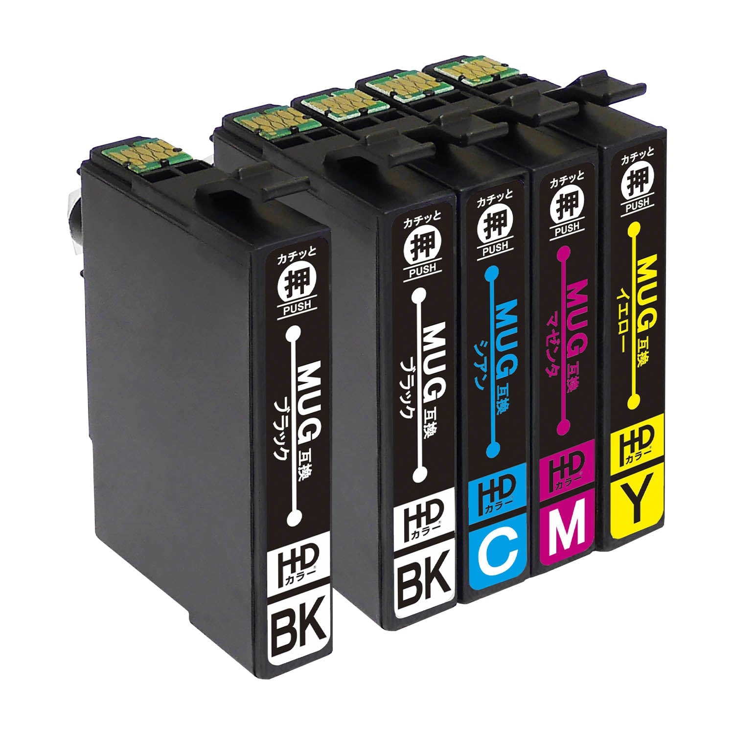 エプソン用 MUG-4CL (マグカップ) 互換インク 4色セット