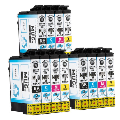 エプソン用 MUG-4CL (マグカップ) リサイクルインク 4色セット
