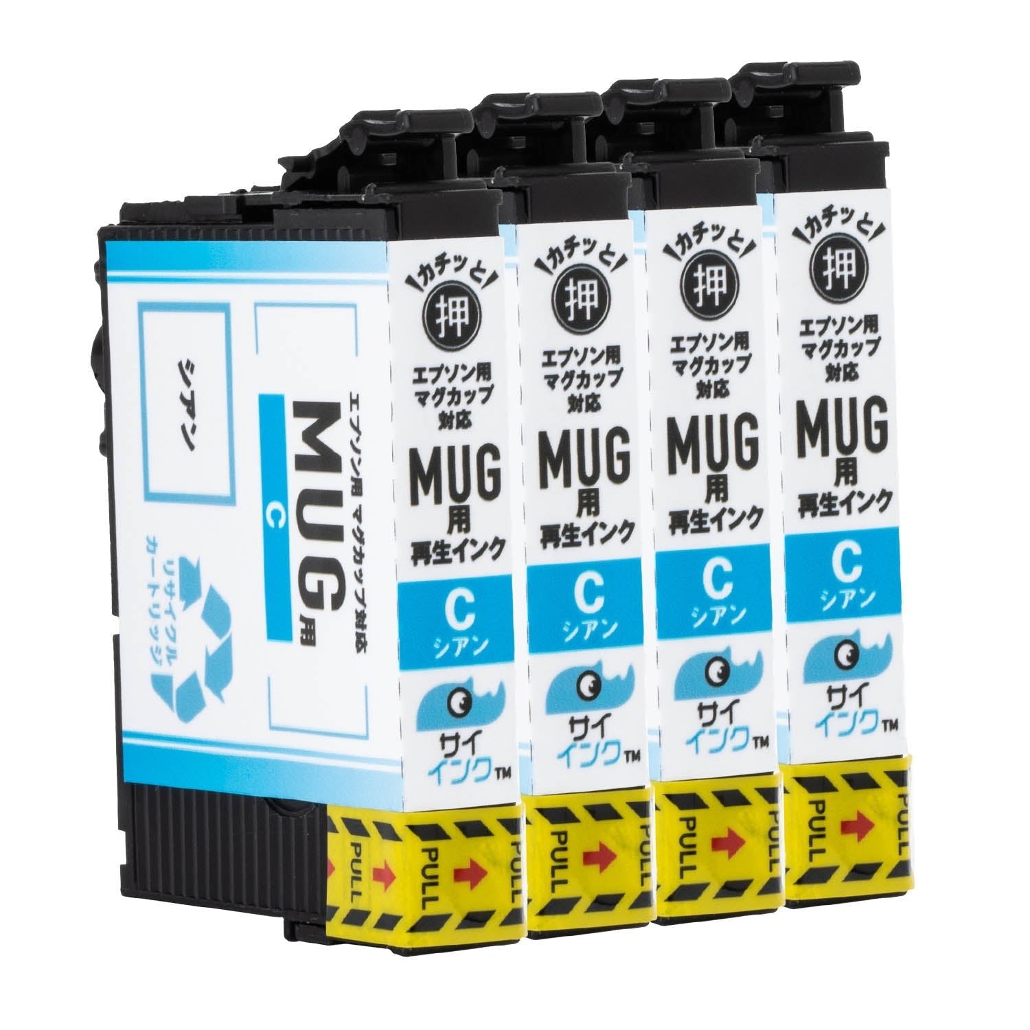 エプソン用 MUG-C (マグカップ) リサイクルインク シアン