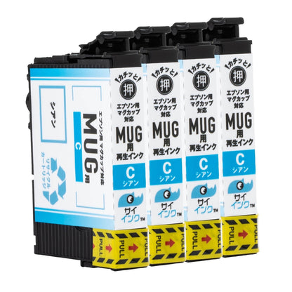 エプソン用 MUG-C (マグカップ) リサイクルインク シアン