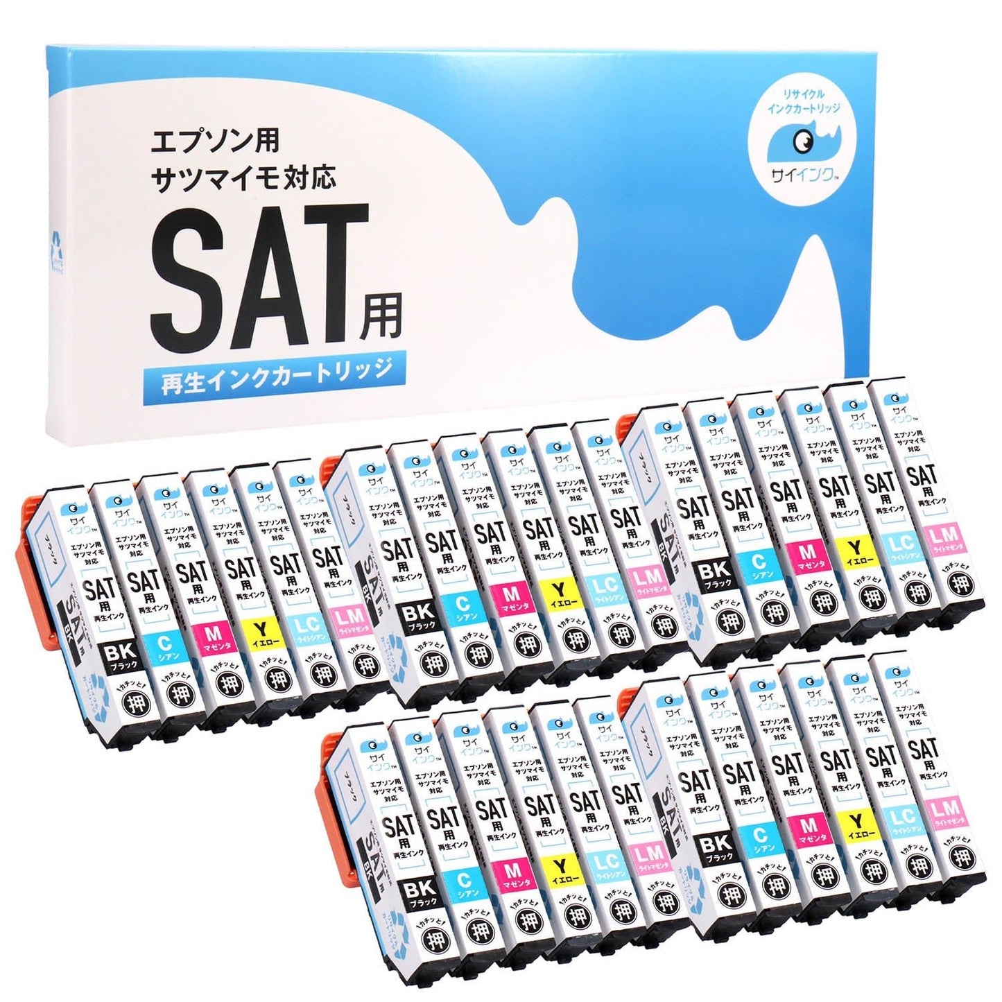 エプソン用 SAT-6CL (サツマイモ) リサイクルインク 6色セット