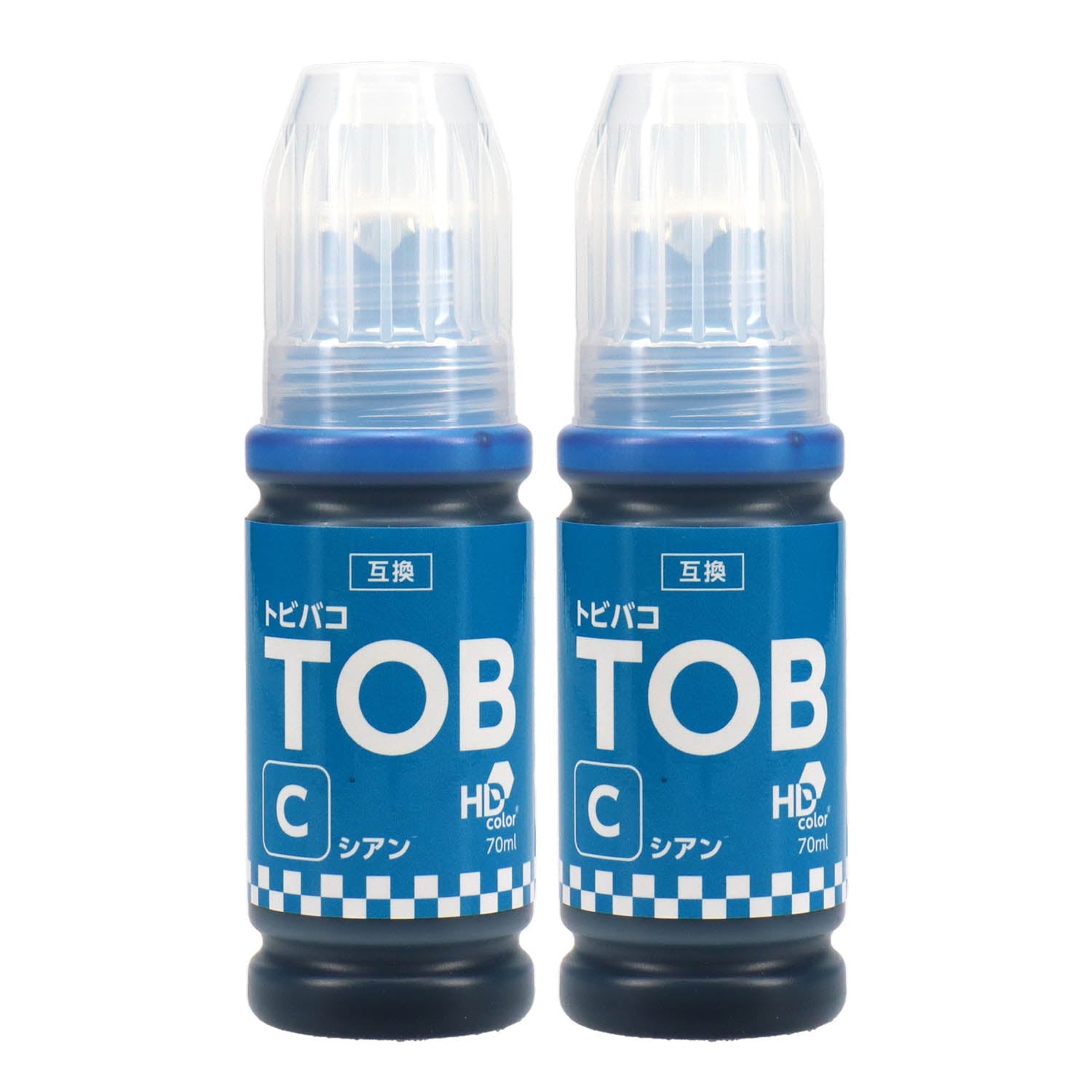 エプソン用 TOB-C (トビバコ) 互換インクボトル シアン