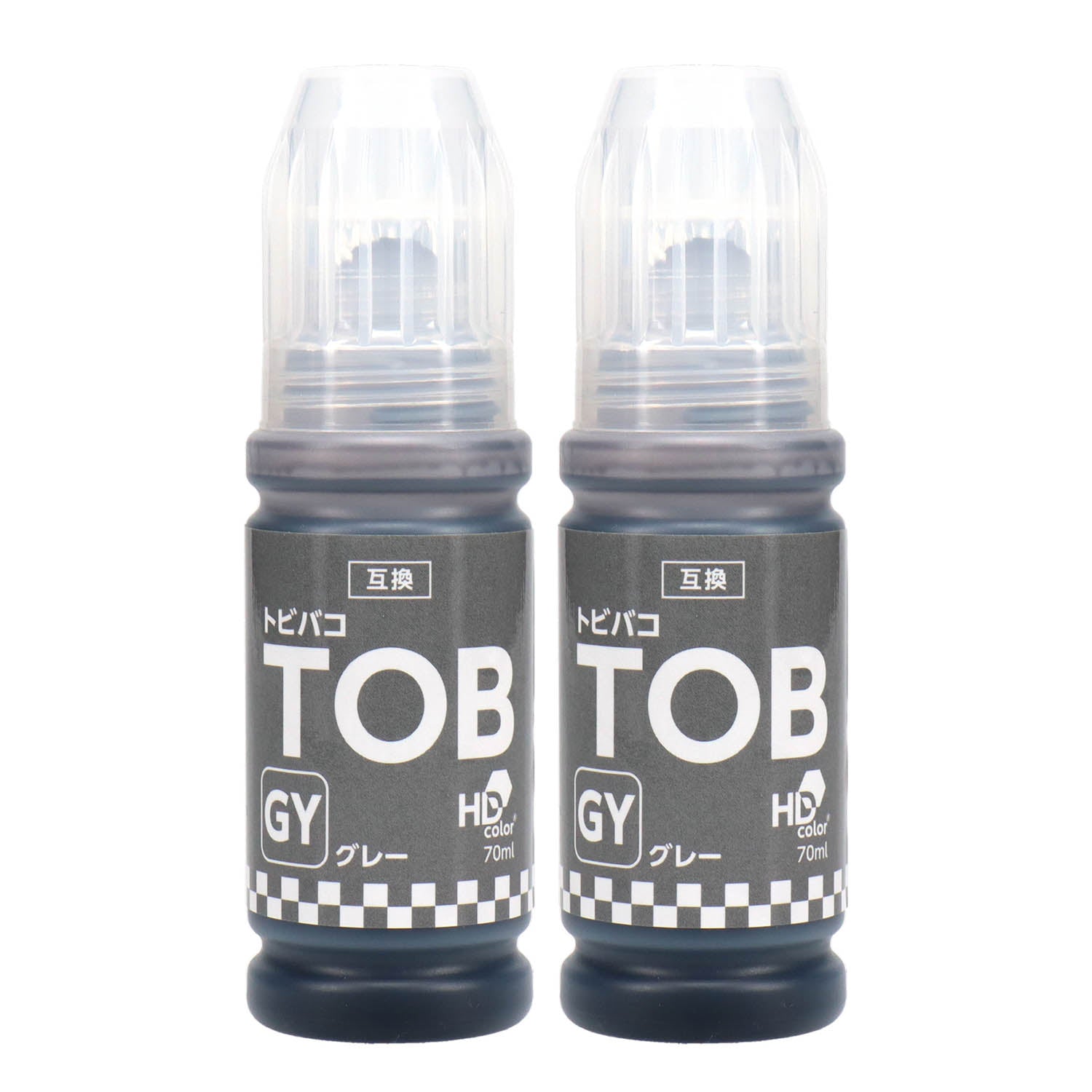 エプソン用 TOB-GY (トビバコ) 互換インクボトル グレー