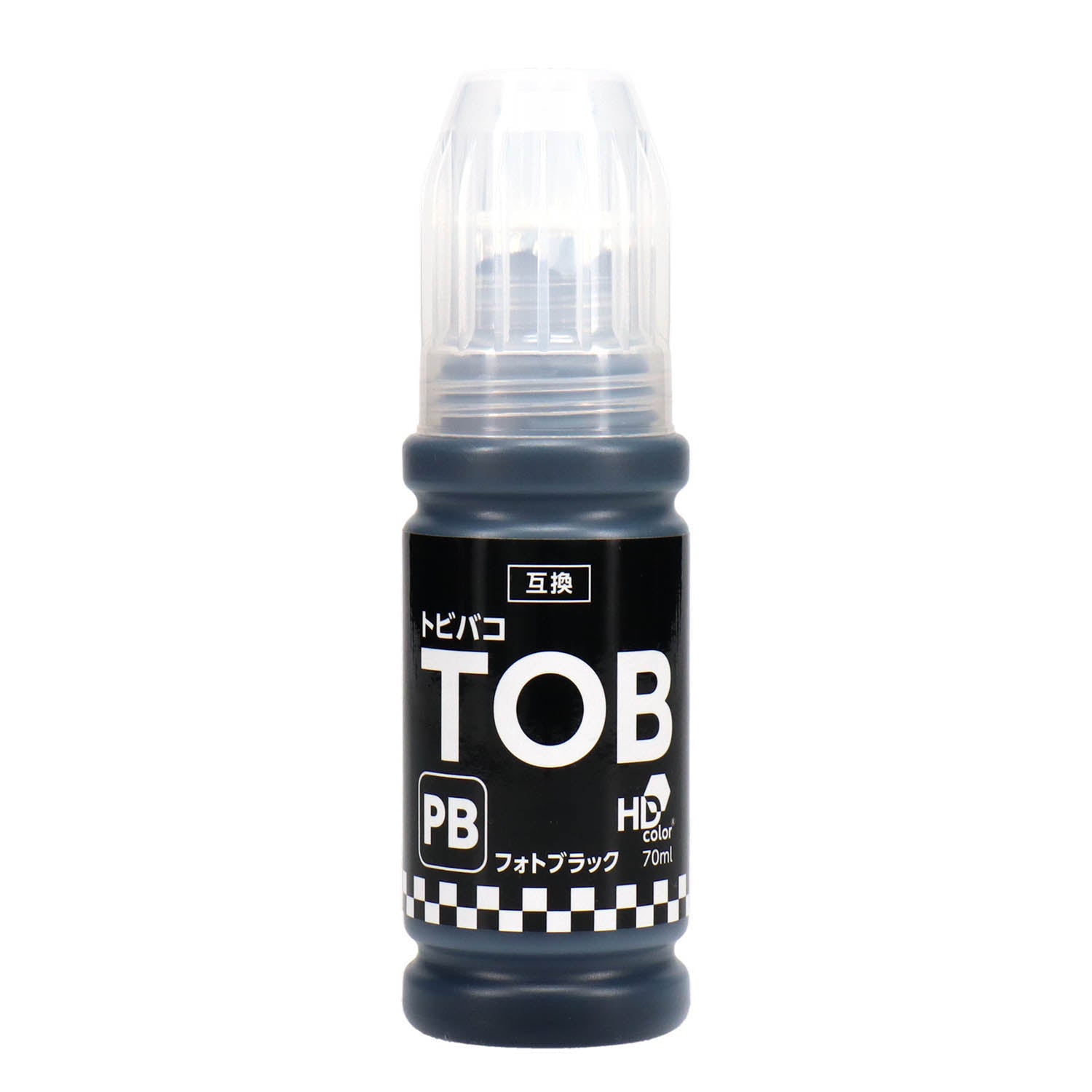 エプソン用 TOB-PB (トビバコ)  互換インクボトル フォトブラック