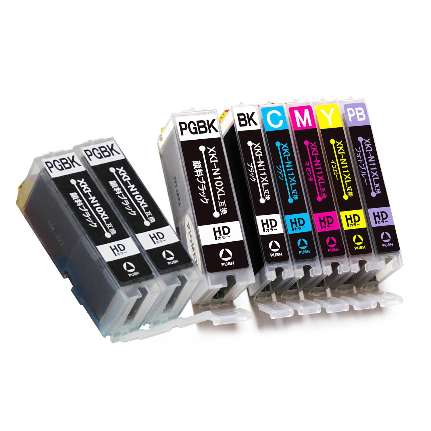 キヤノン用 XKI-N11XL+N10XL/6MP 互換インク 6色セット 大容量 - インクのチップス本店