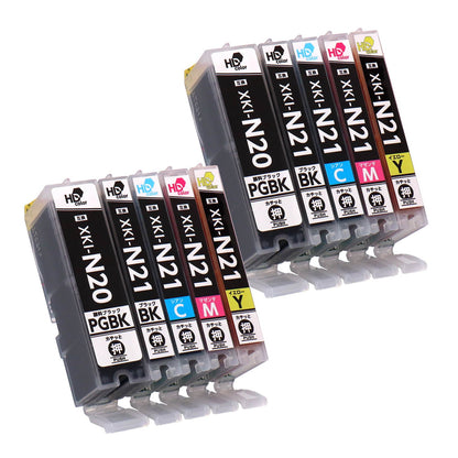 キヤノン用 XKI-N21+N20/5MP 互換インク 5色セット