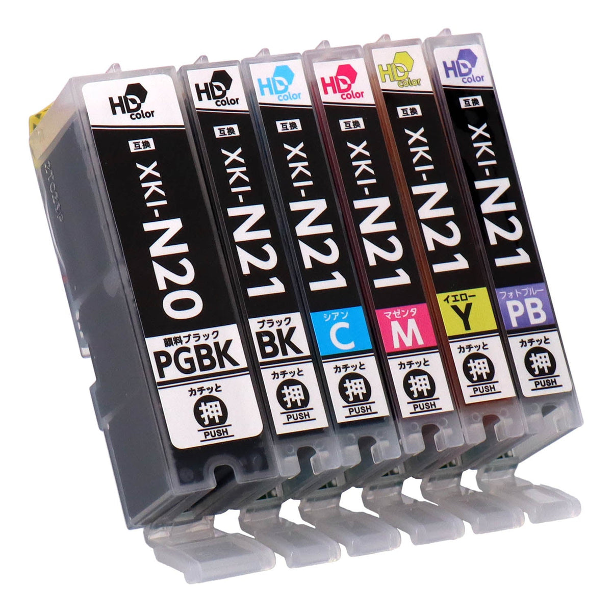 キヤノン用 XKI-N21+N20/6MP 互換インク 6色セット – インクのチップス本店
