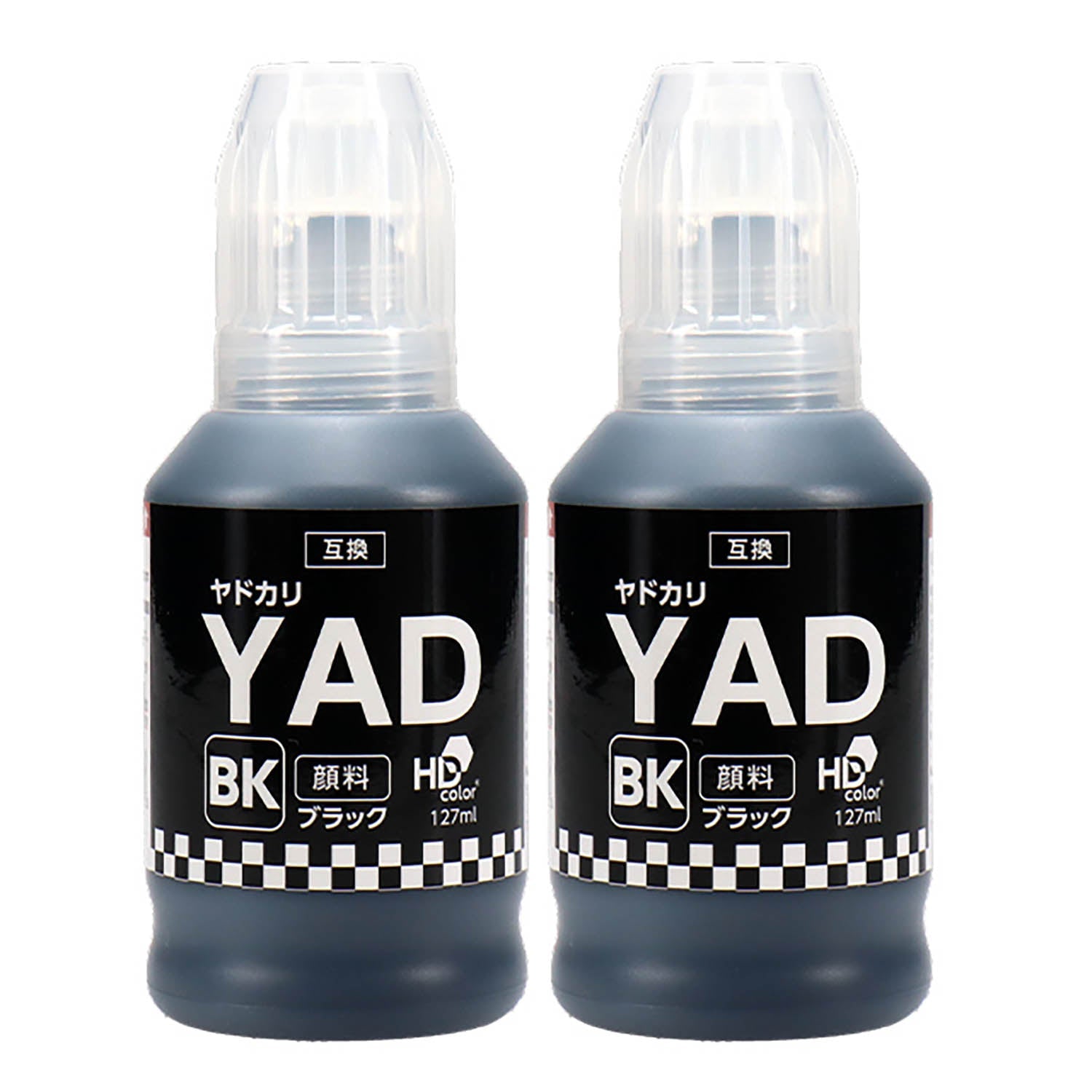 ブラック　エプソン用　YAD-BK　互換インクボトル　(ヤドカリ)　インクのチップス本店